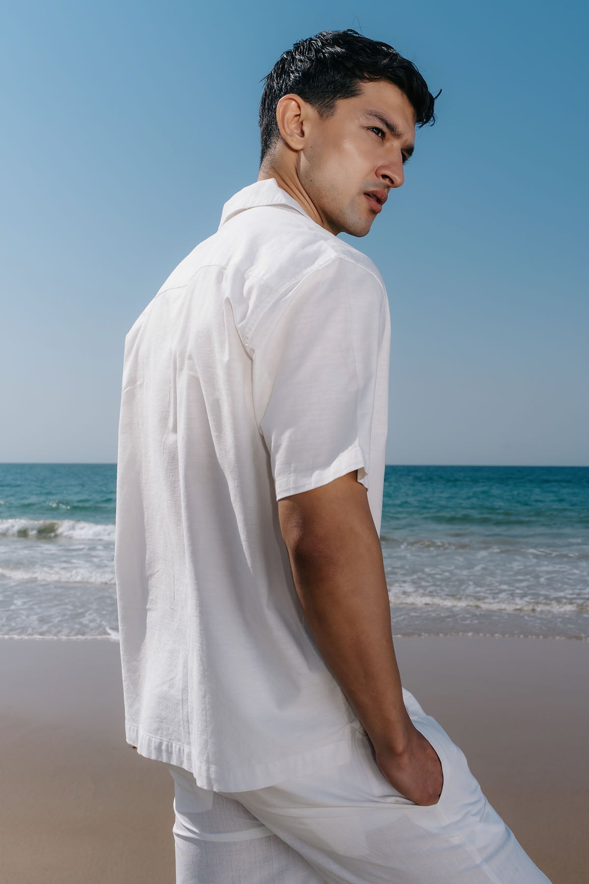 LINEN RESORT SHIRT