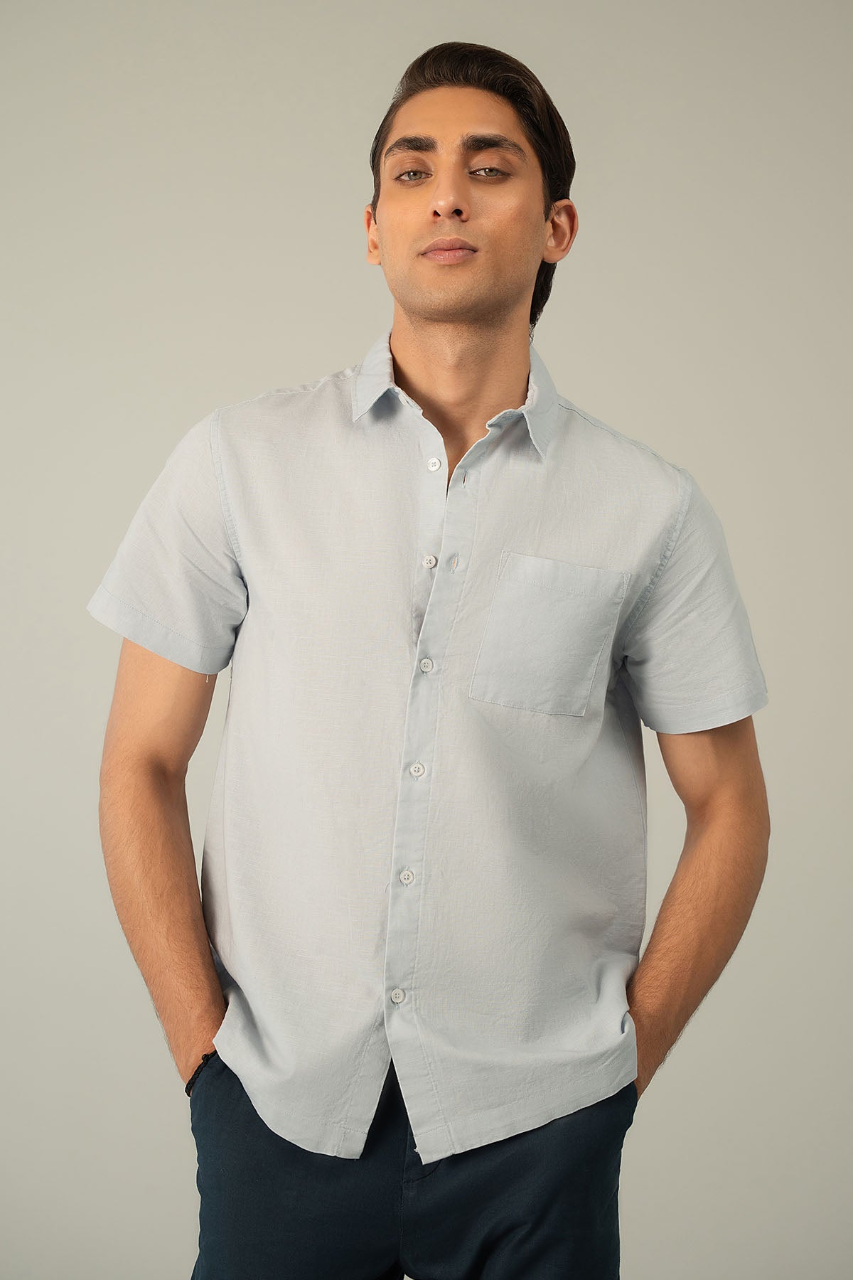 LINEN RESORT SHIRT