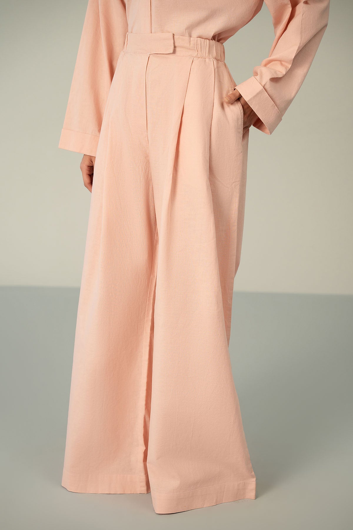 LINEN PALAZZO PANTS