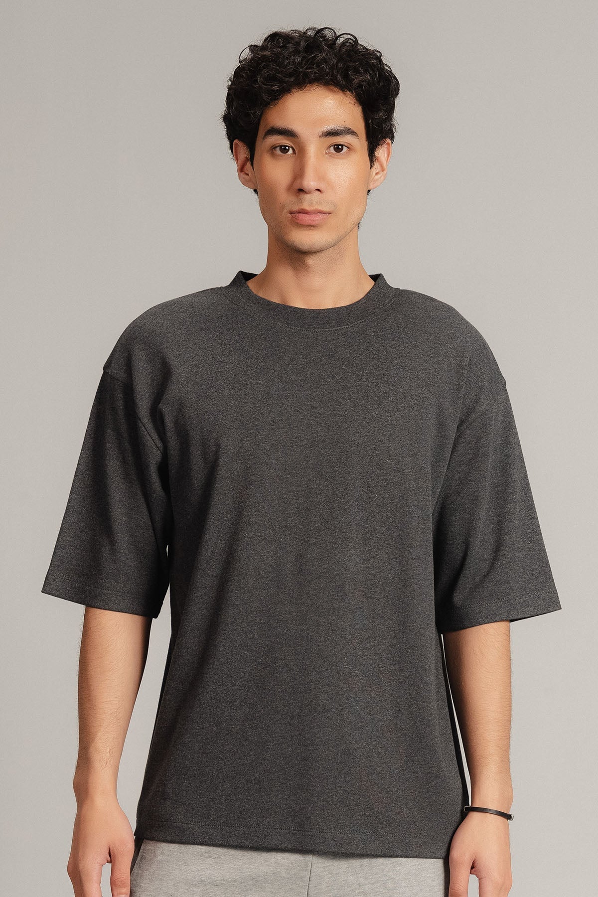 MEN OVERSIZED-DOUBLE KNIT T-SHIRT