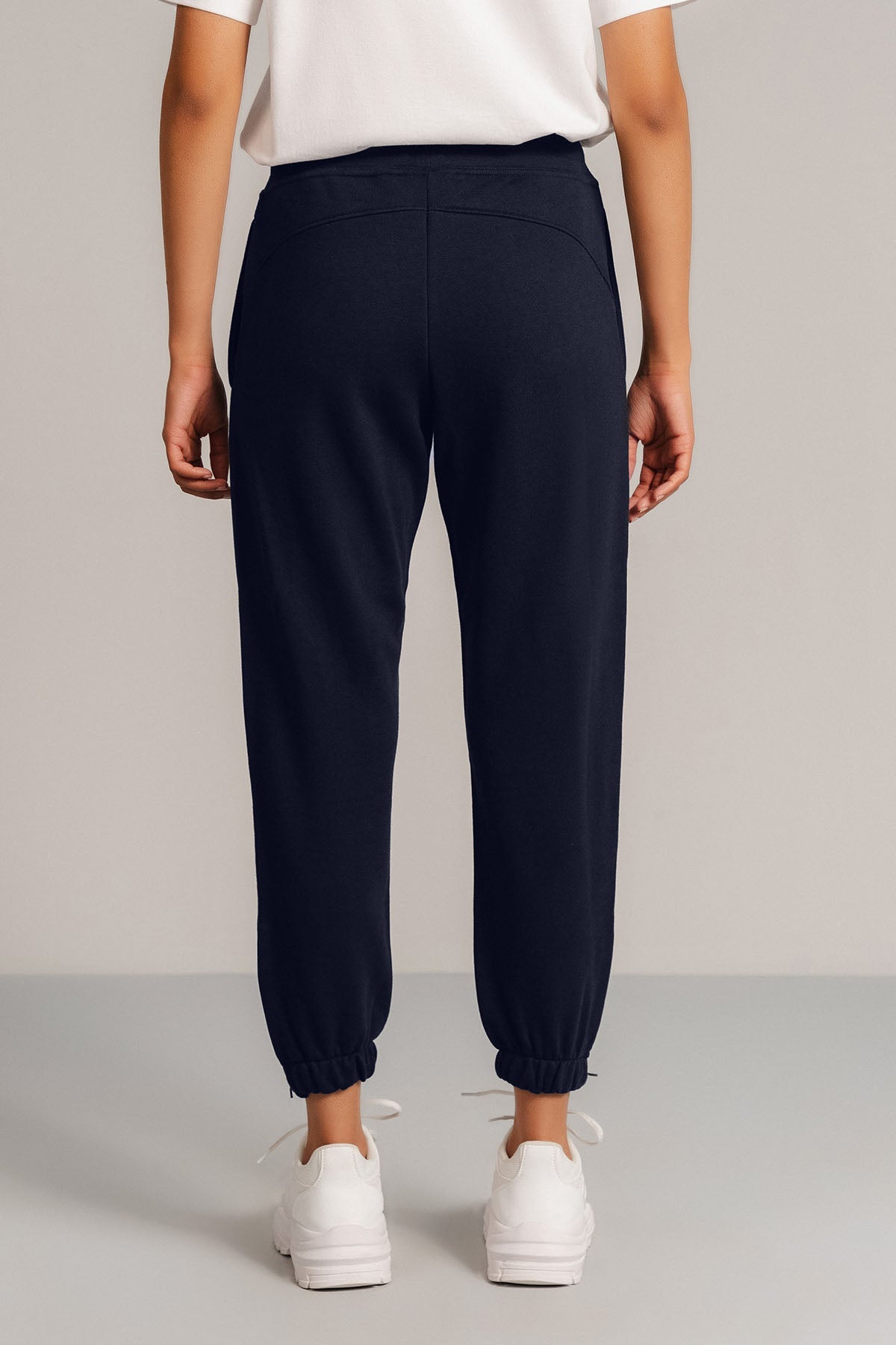 CROPPED WORKOUT PANTS-FRENCH TERRY