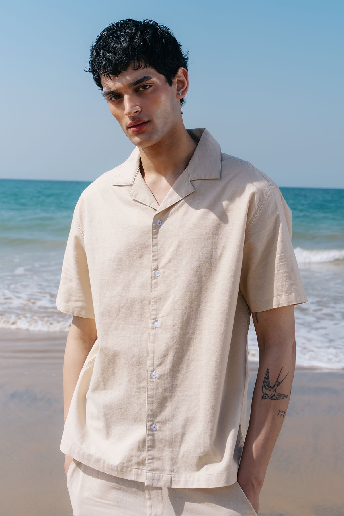 LINEN RESORT SHIRT