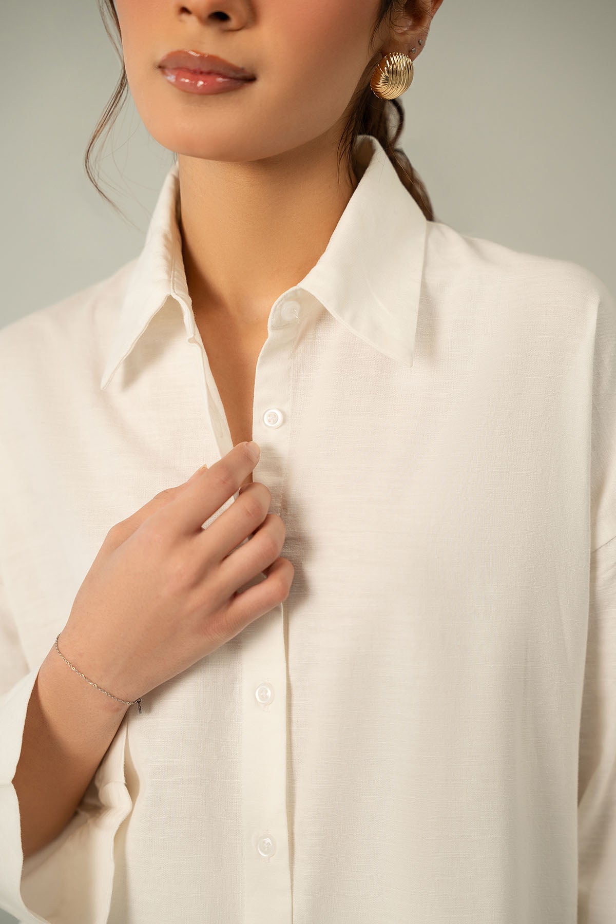 LINEN SHIRT DRESS