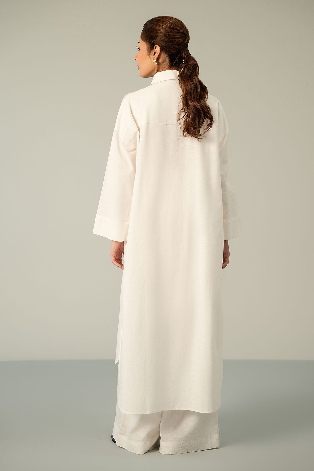 LINEN SHIRT DRESS