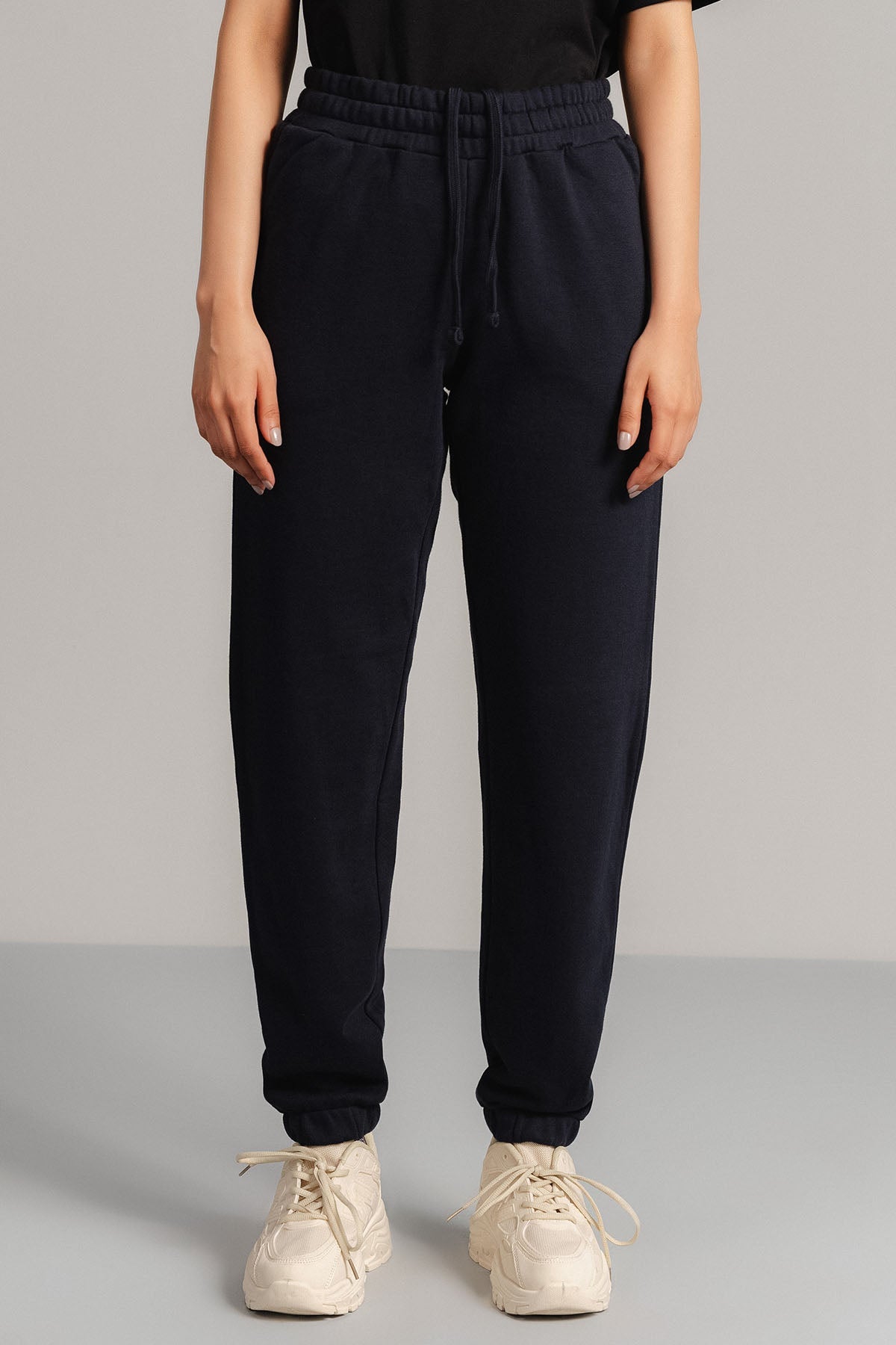 BASIC CROPPED JOGGERS-FRENCH TERRY