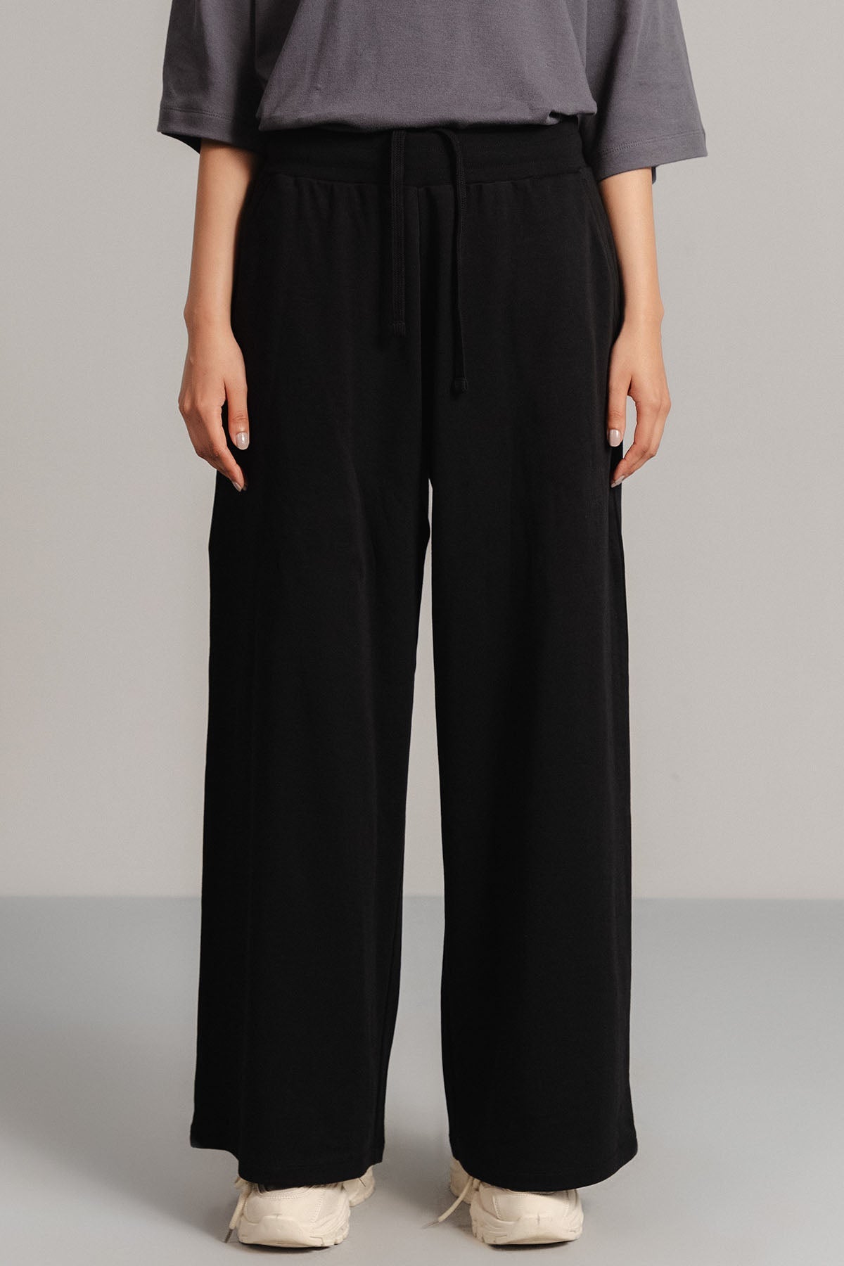 MOVE WIDE TROUSERS-DOUBLE KNIT LIGHT