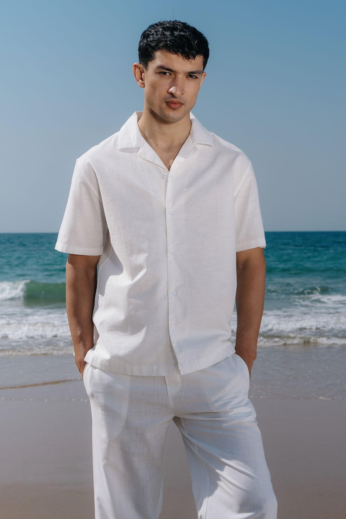 LINEN RESORT SHIRT