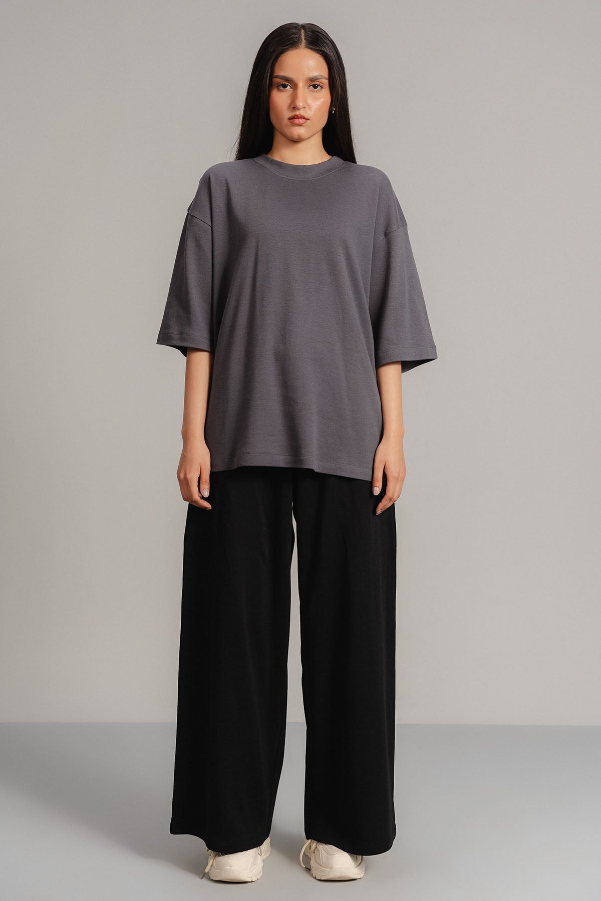 MOVE WIDE TROUSERS-DOUBLE KNIT LIGHT