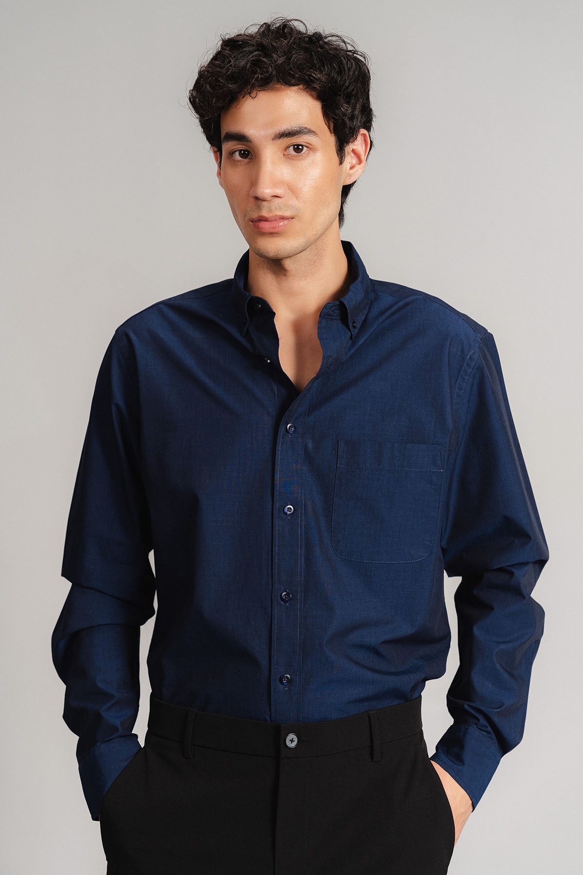 POPLIN TAILORED SHIRT