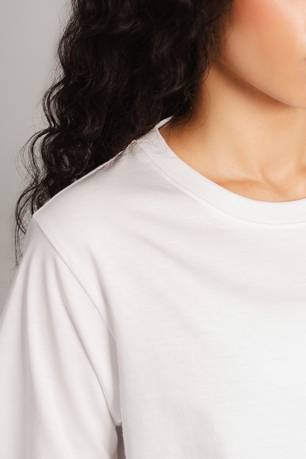 T-SHIRT CREW NECK SUPIMA COTTON