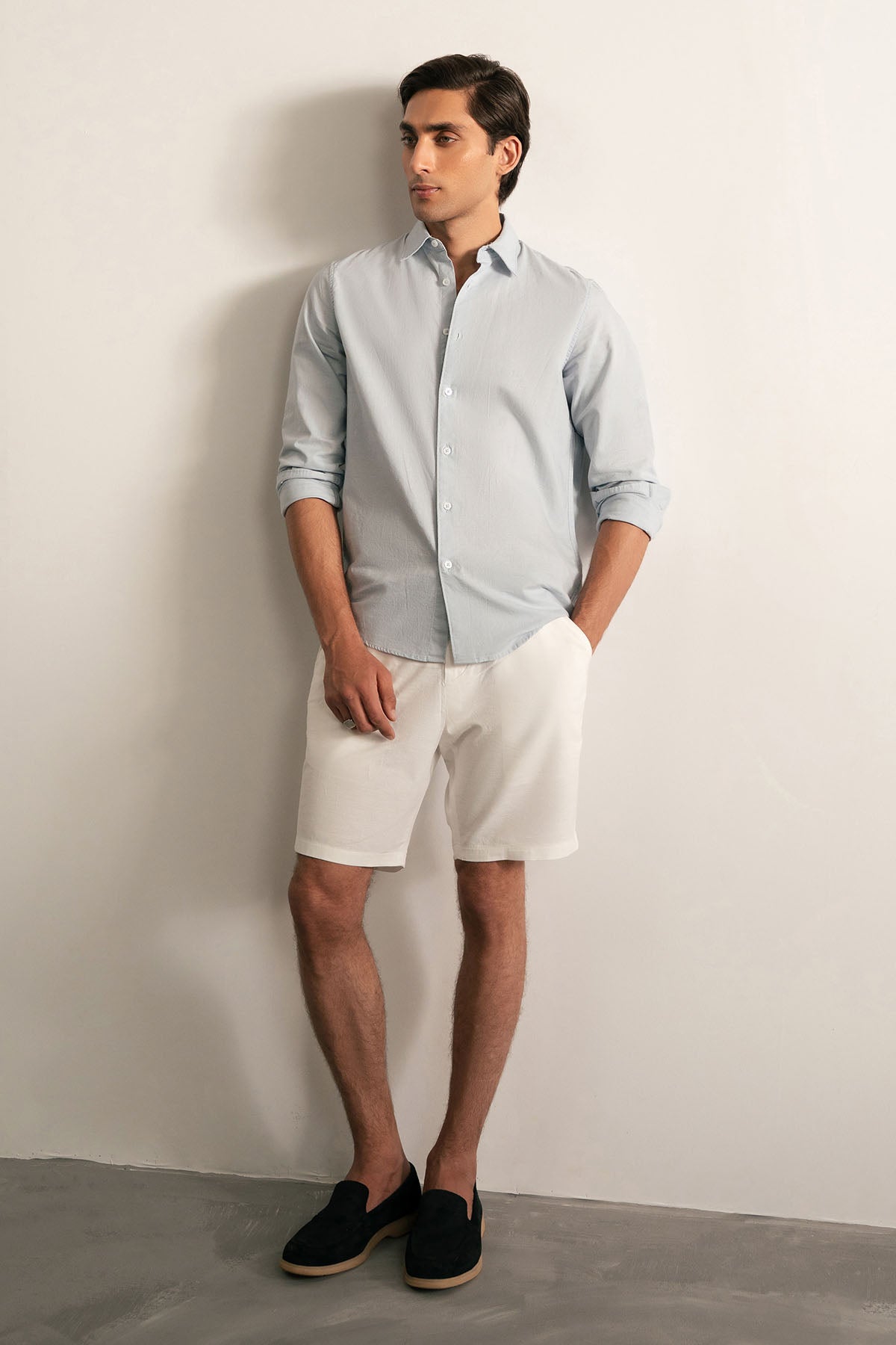 LINEN SHORTS