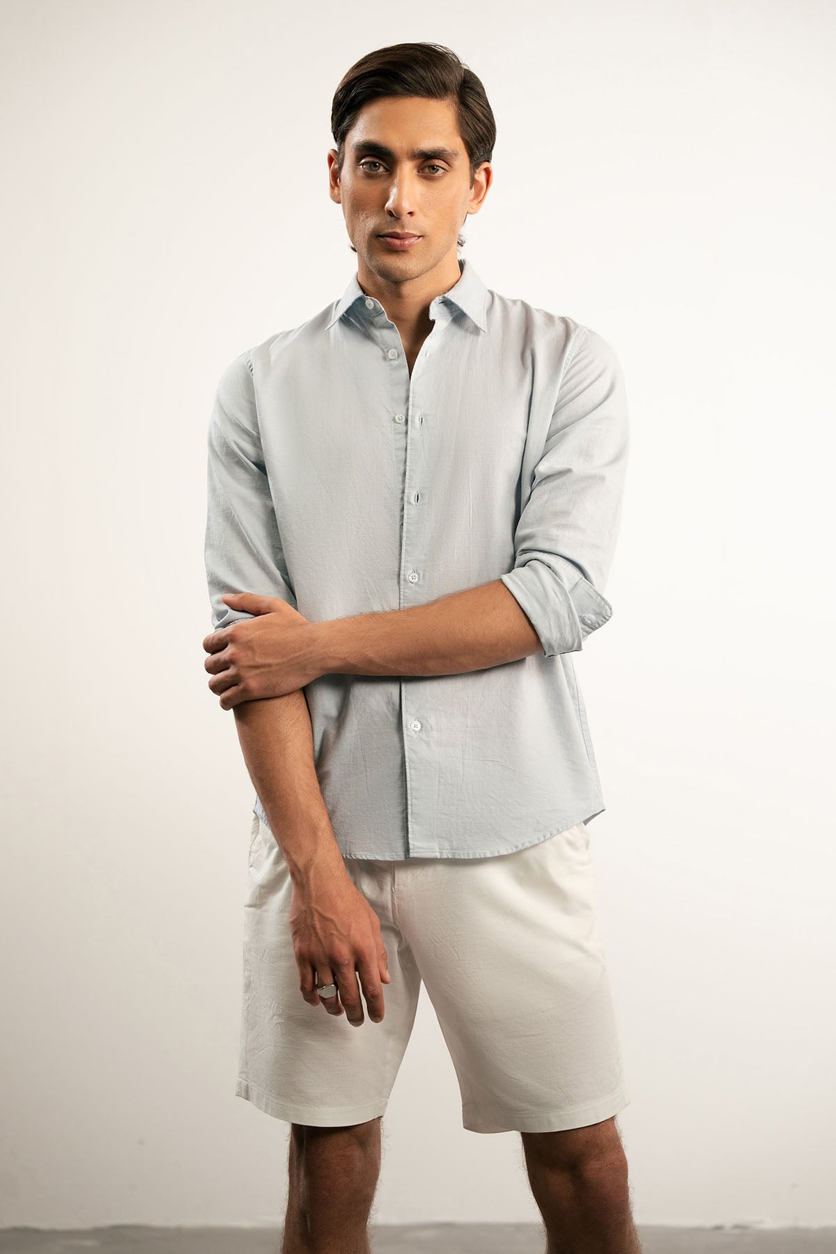 LINEN SHORTS
