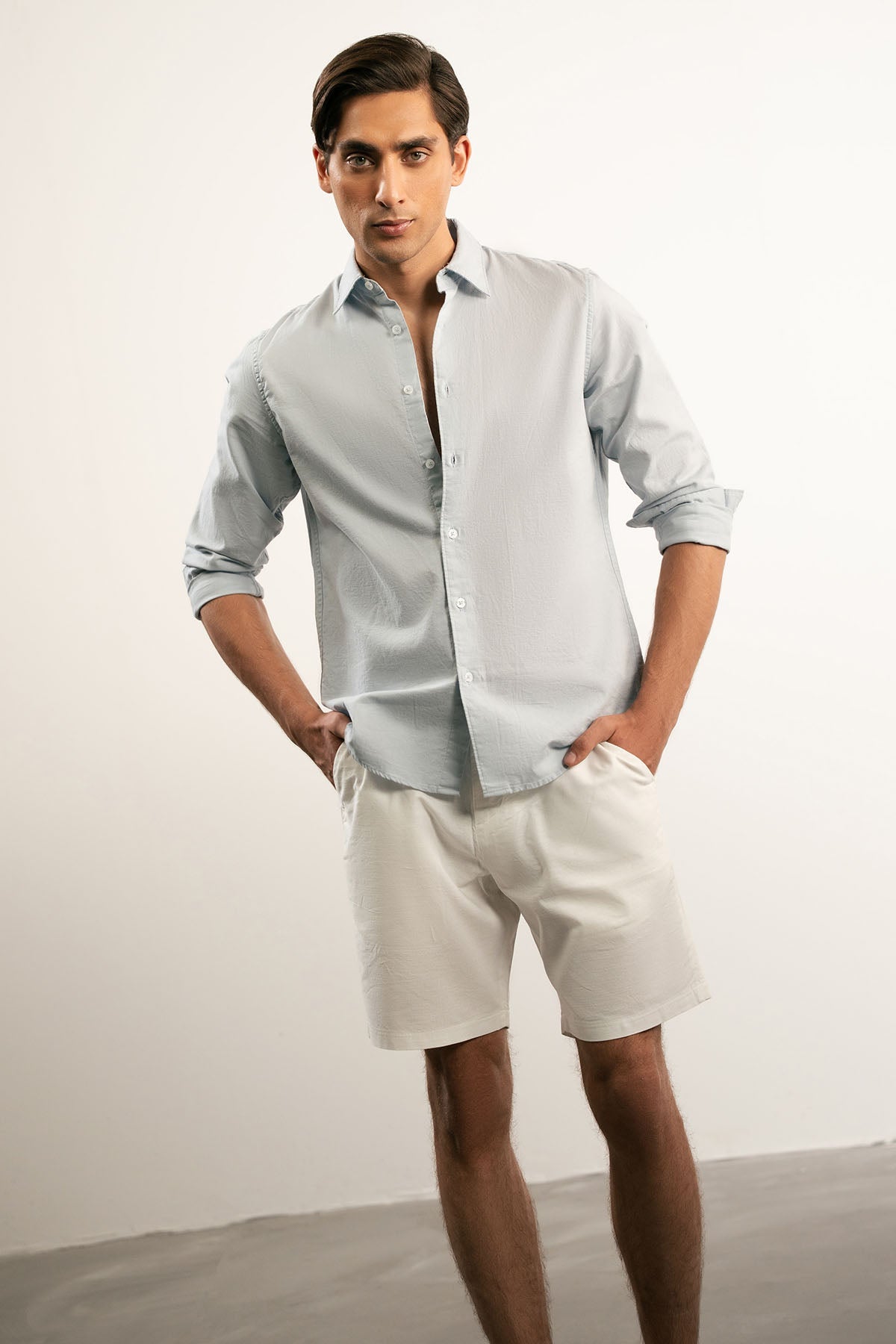 LINEN SHORTS