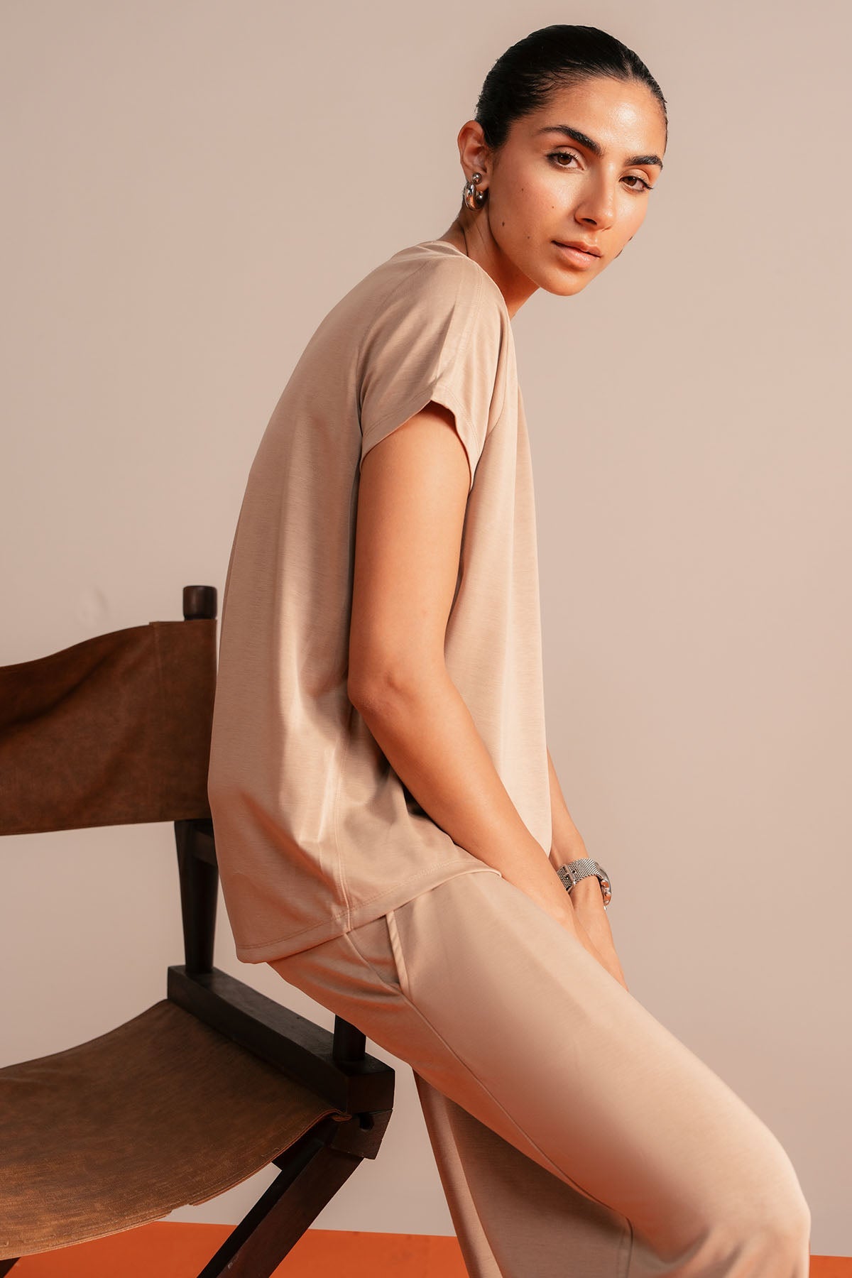 DROP HEM TEE-CLOUDLUX