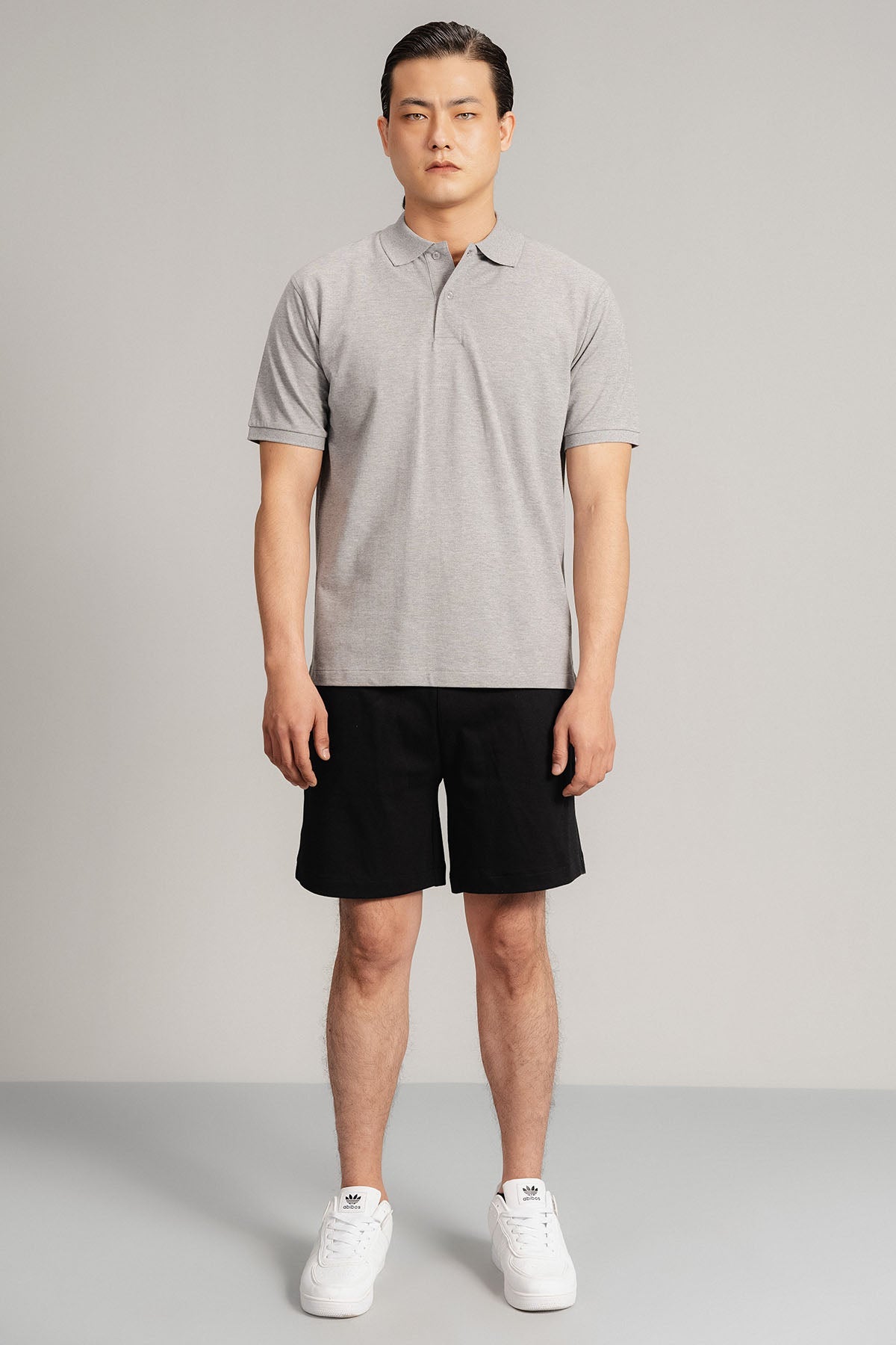 CASUAL DRAWSTRING INTERLOCK SHORTS