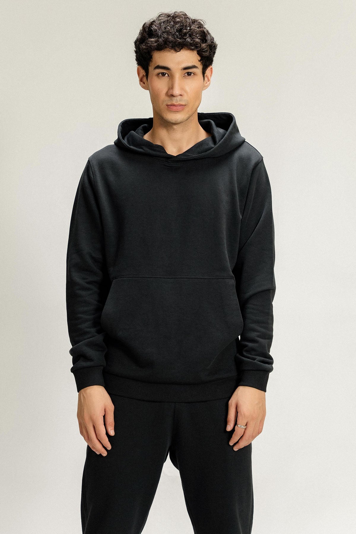 PULL OVER HOODIE - PIMA TERRY