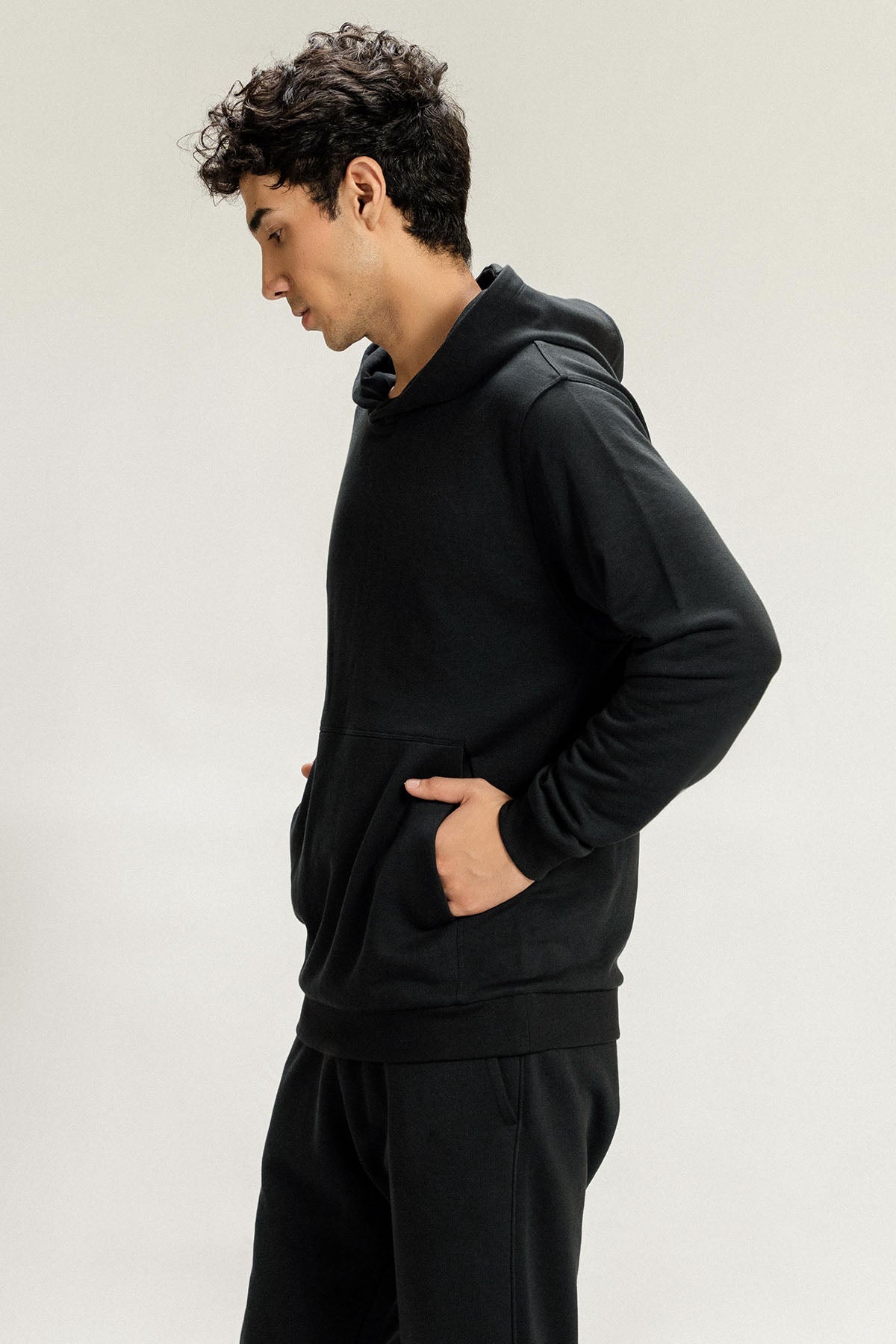 PULL OVER HOODIE - PIMA TERRY