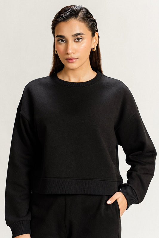 DROP SHOULDER SWEAT - PIMA FLEECE