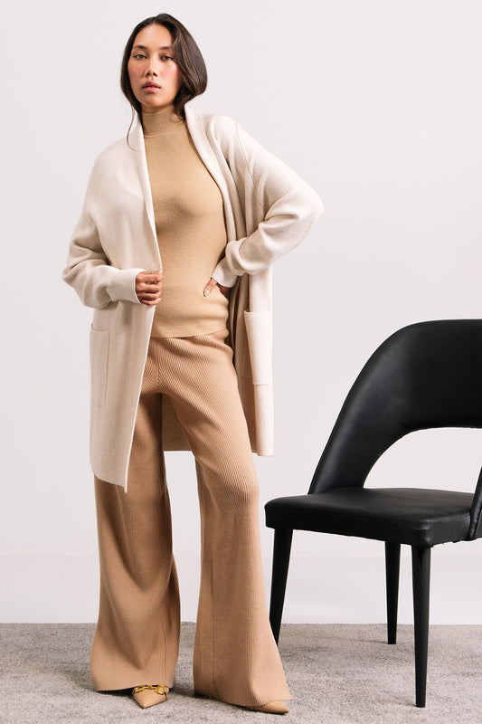 IVORY CARDIGAN - KNIT WEAR