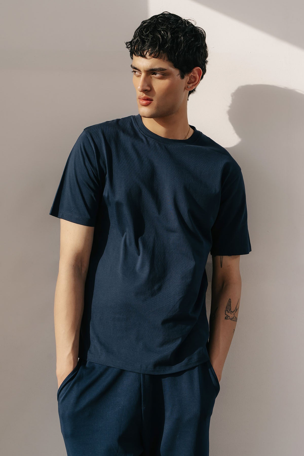 WIDE SWEATPANTS - DOUBLE KNIT MEN LIGHT
