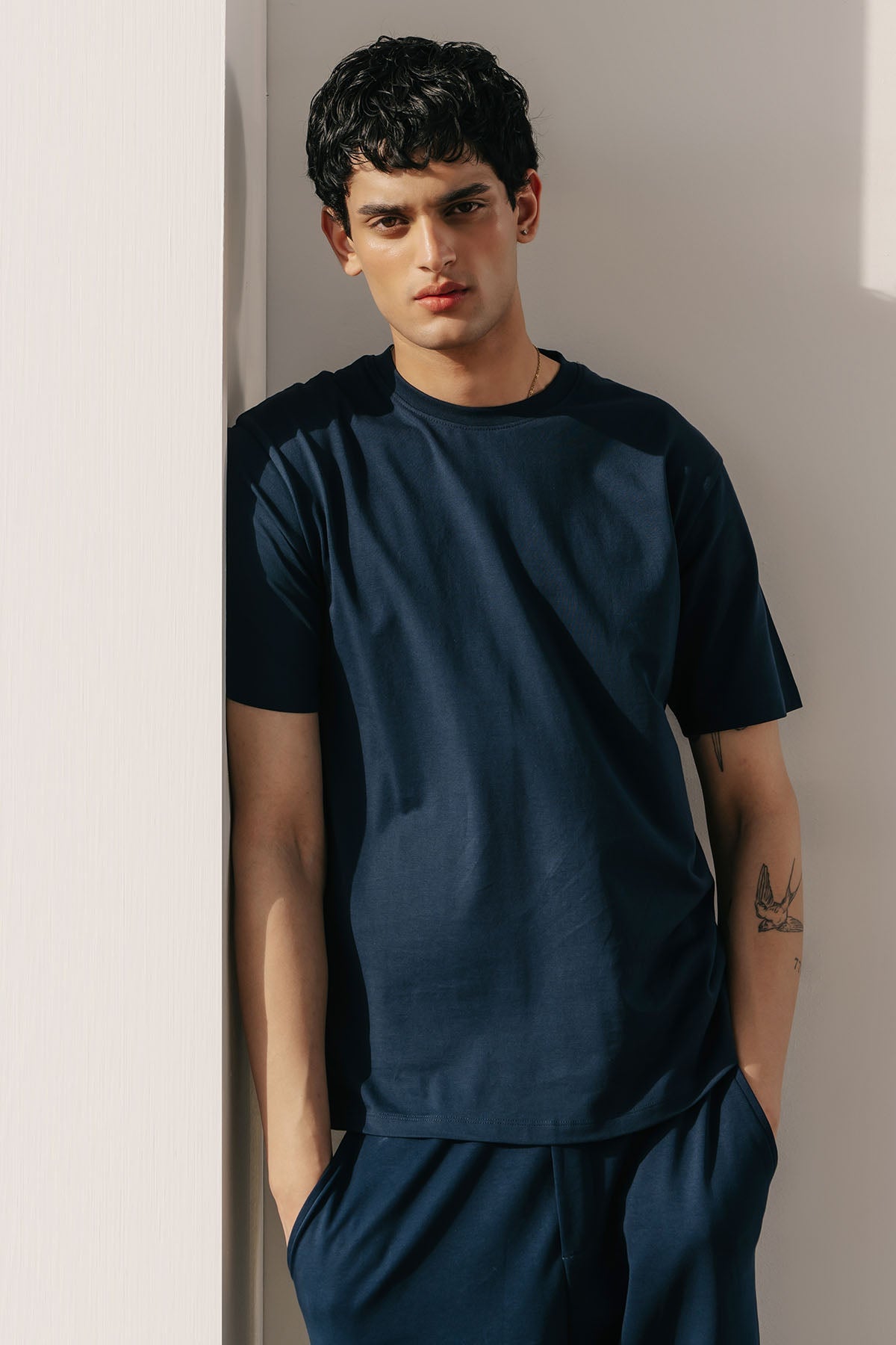 WIDE SWEATPANTS - DOUBLE KNIT MEN LIGHT