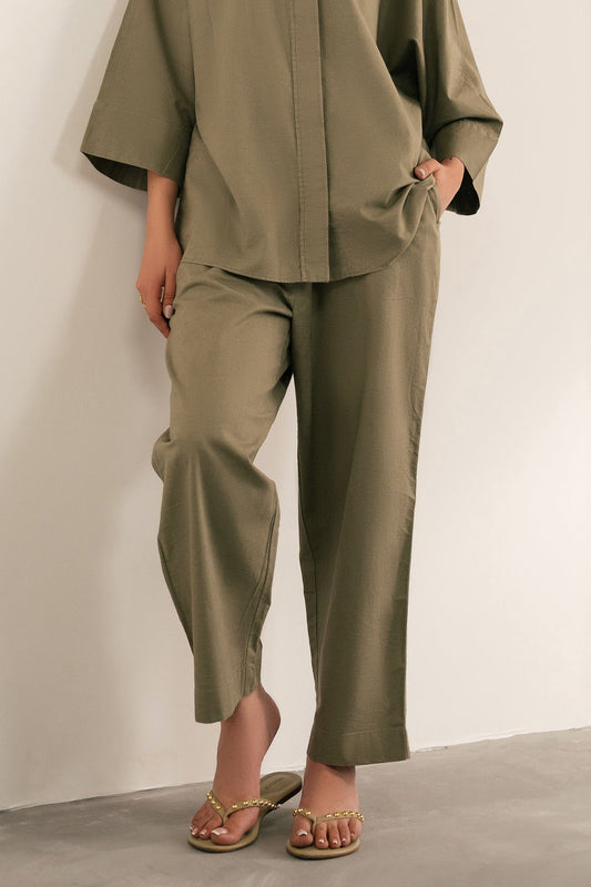 RELAXED LINEN PANTS