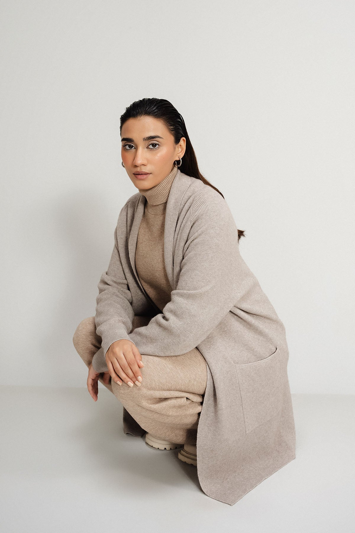 MINK CARDIGAN - KNIT WEAR
