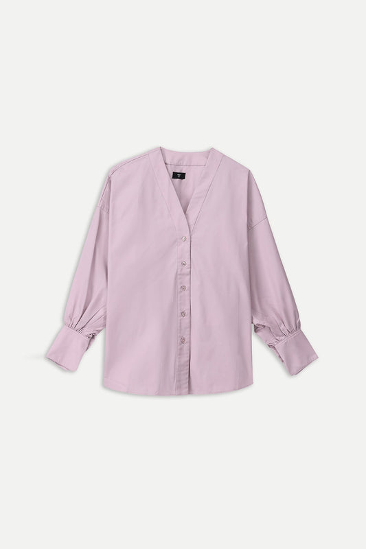 BOXY TWILL SHIRT