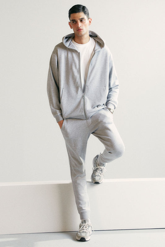 ZIP HOODIE JACKET - PIMA TERRY