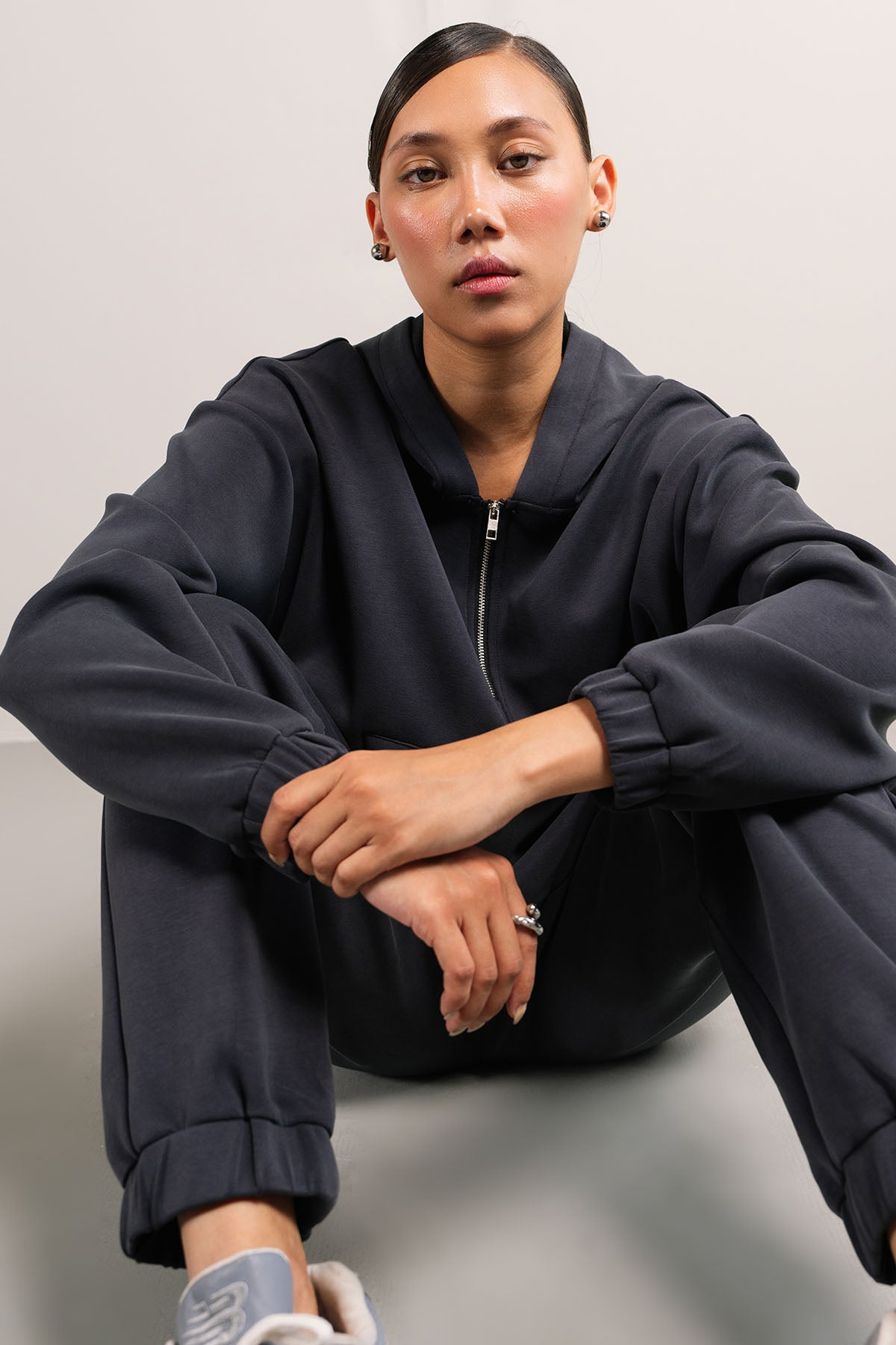 HALF ZIP PULLOVER HOODIE CLOUDLUX