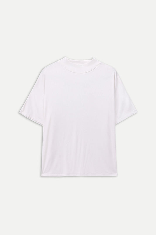 WOMEN SOFT RIB MOCK NECK