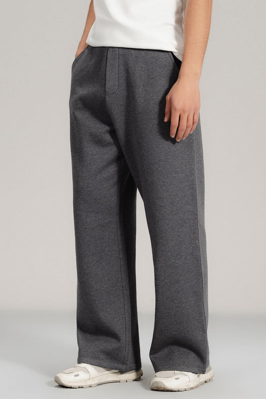 WIDE LEG PANT- PIMA FLEECE