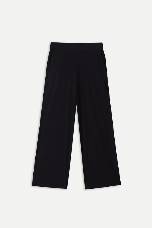 SOFT RIBBED WIDE LEG