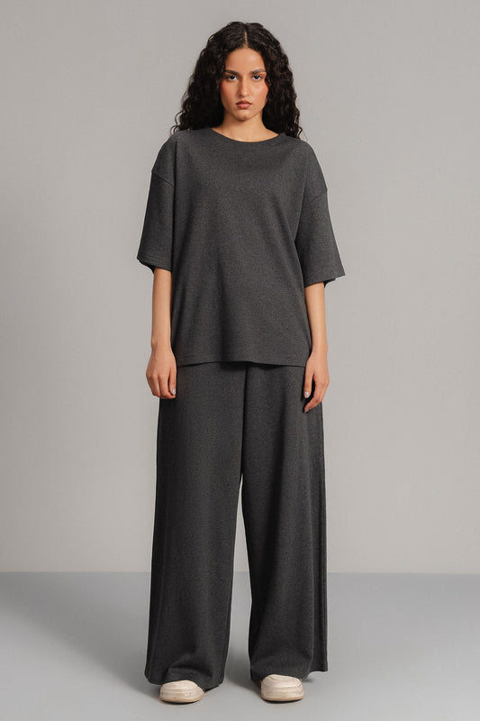 OVERSIZED - DOUBLE KNIT T-SHIRT LIGHT