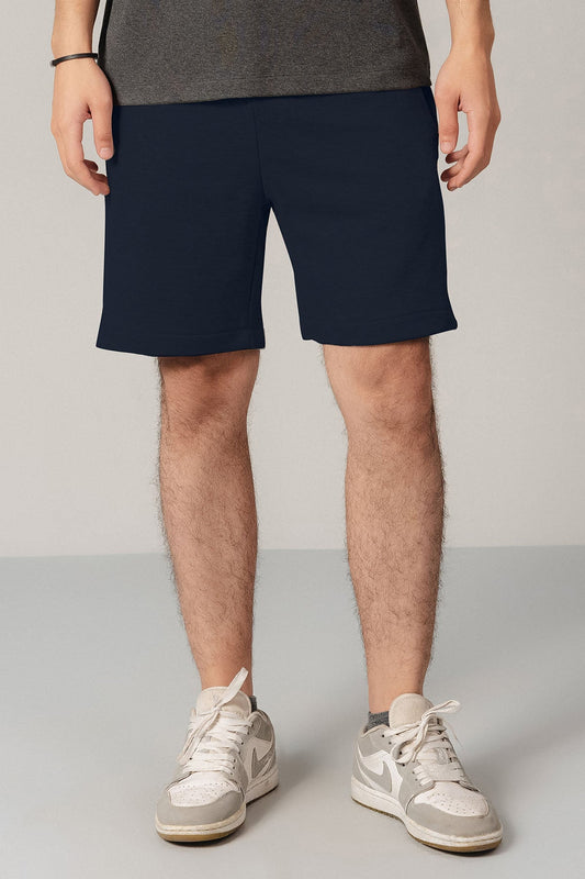 CASUAL DRAWSTRING TERRY SHORTS