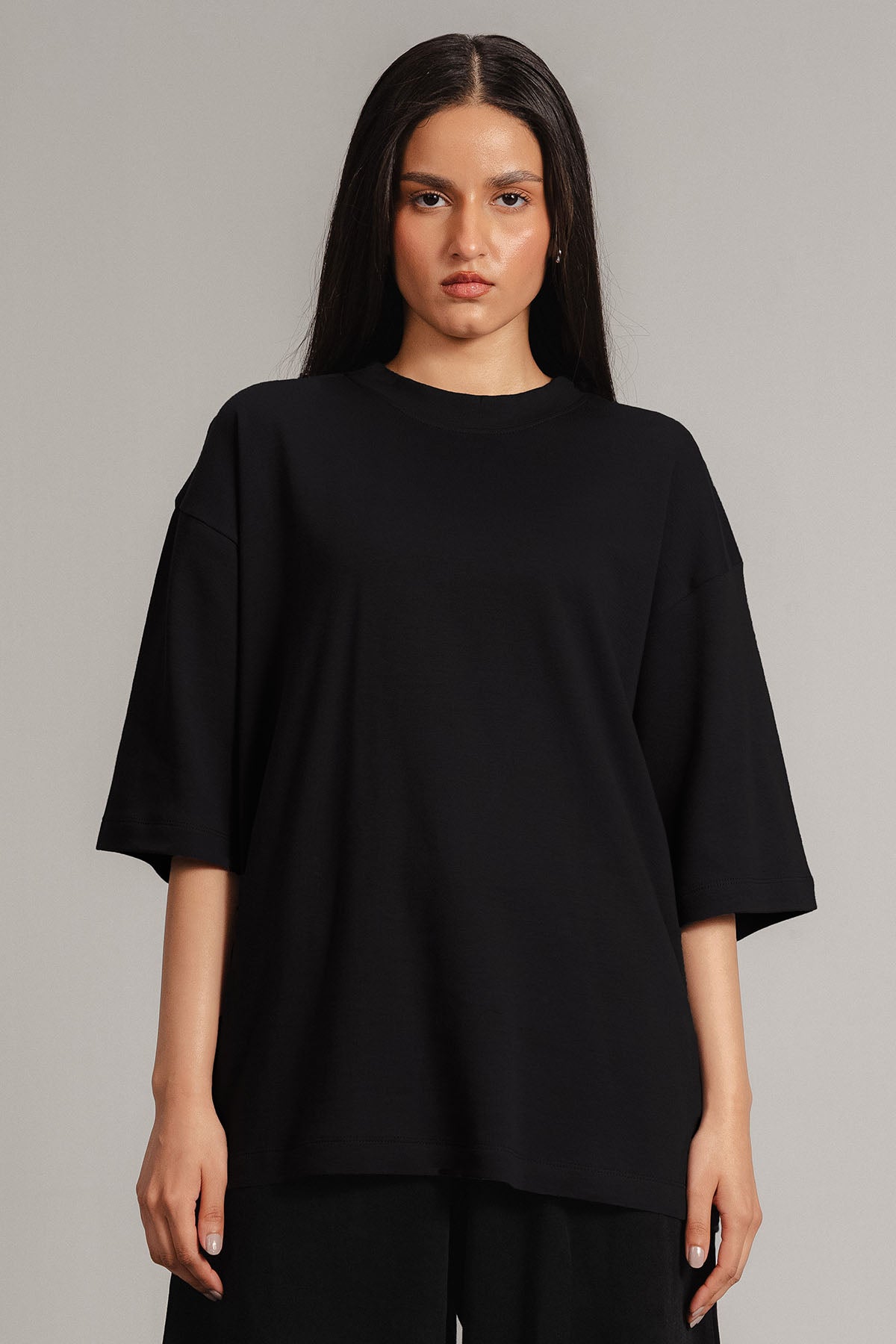 OVERSIZED INTERLOCK TEE