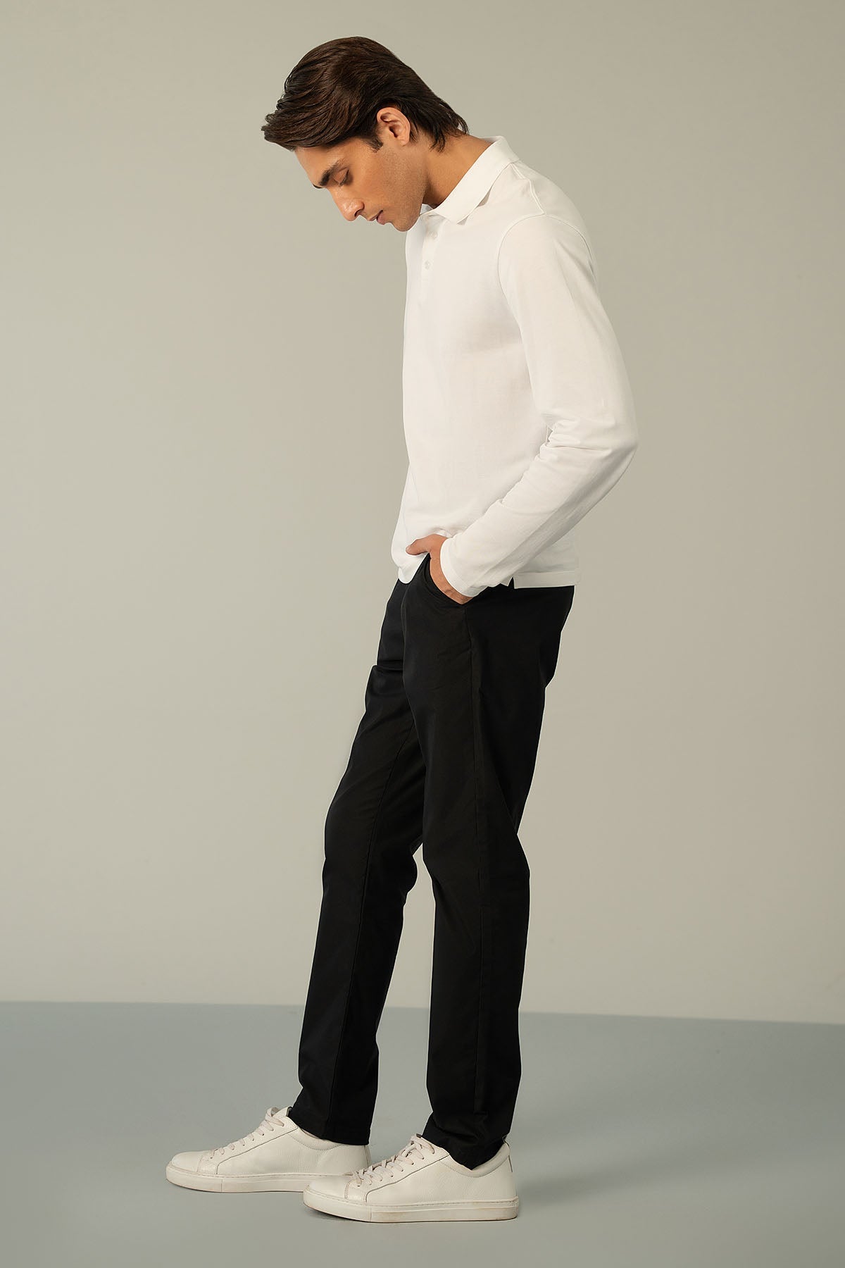 FULL SLEEVE SUPIMA POLO T-SHIRT