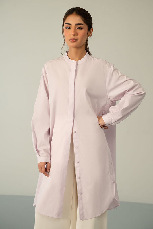 BUTTON DOWN LONG TUNIC