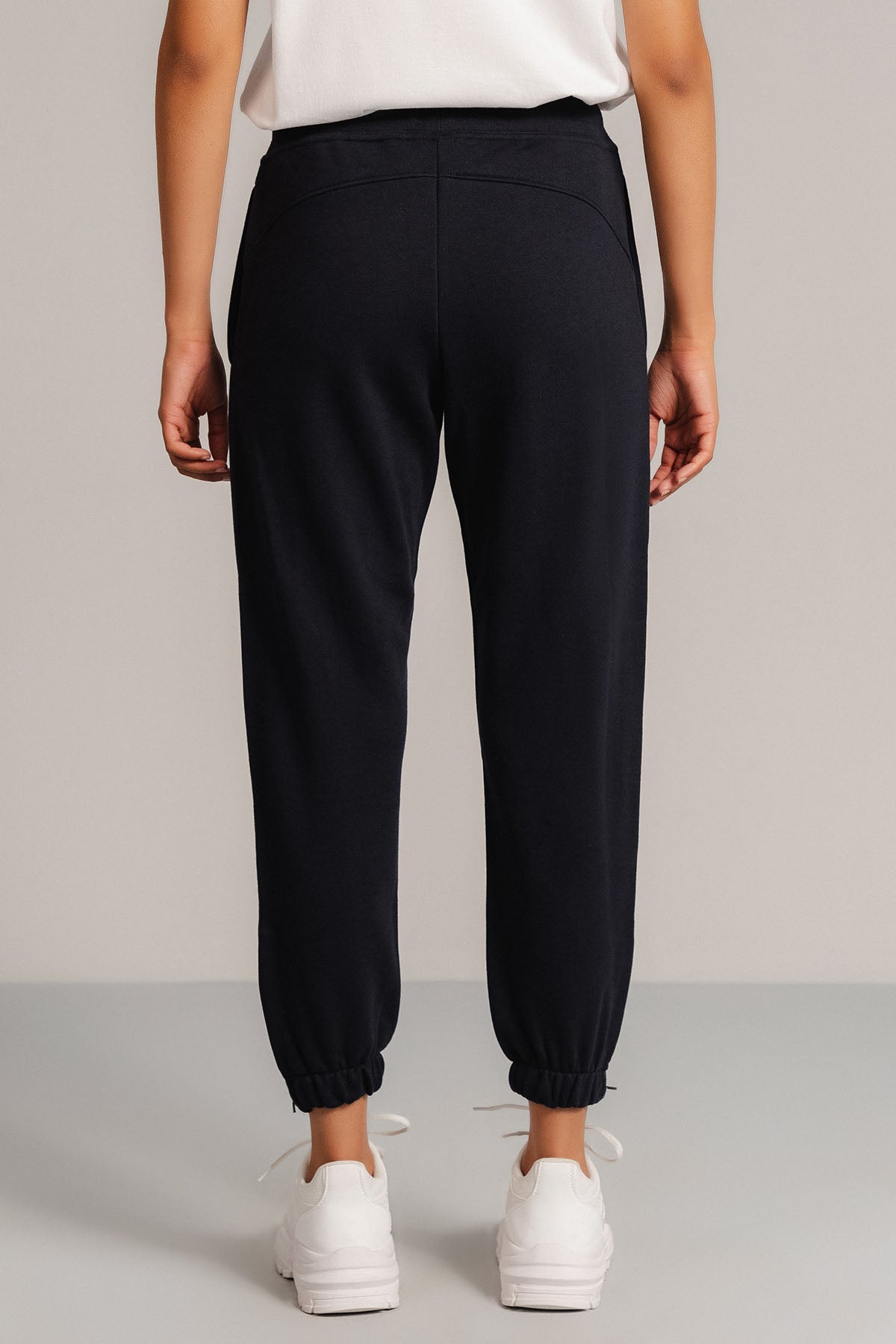 CROPPED WORKOUT PANTS-FRENCH TERRY