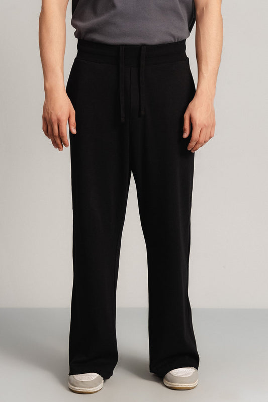 WIDE SWEATPANTS - DOUBLE KNIT MEN LIGHT