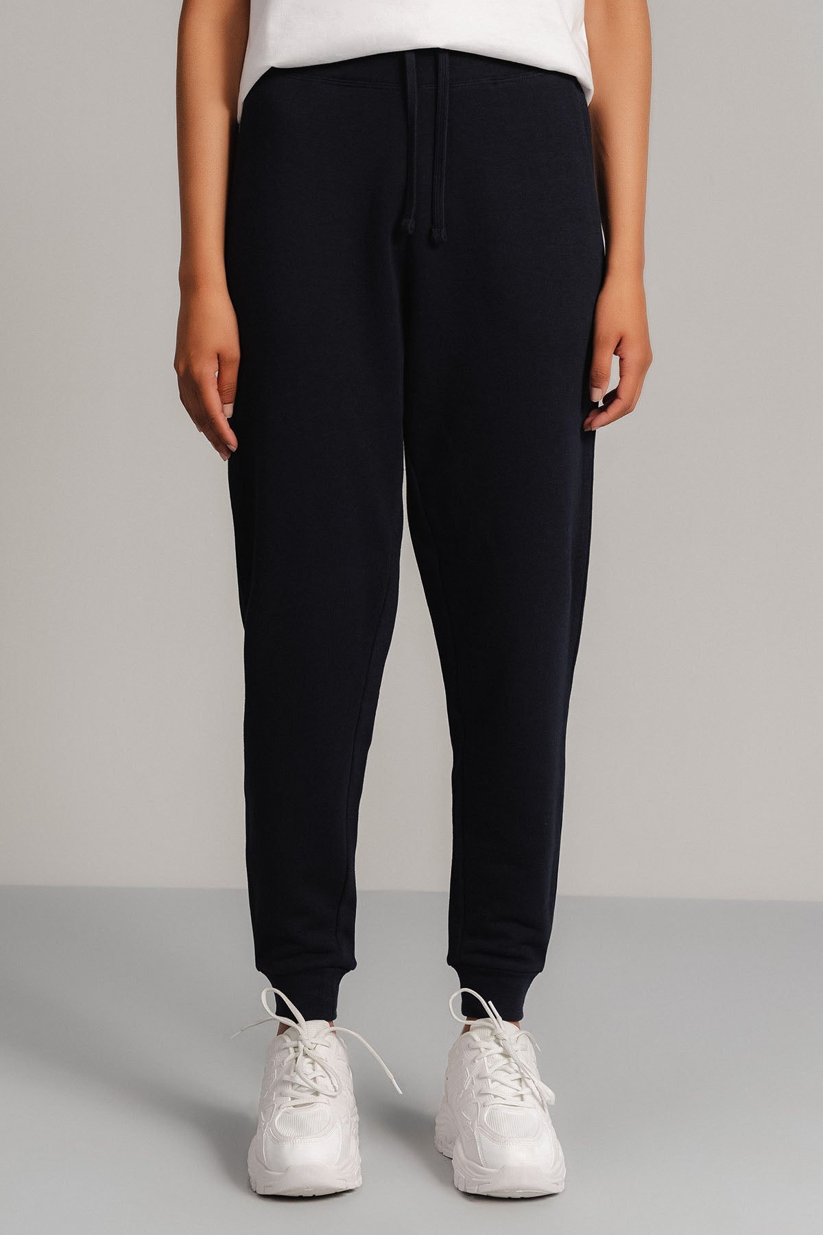 CUFFED ANKLE JOGGER PANTS - FRENCH TERRY