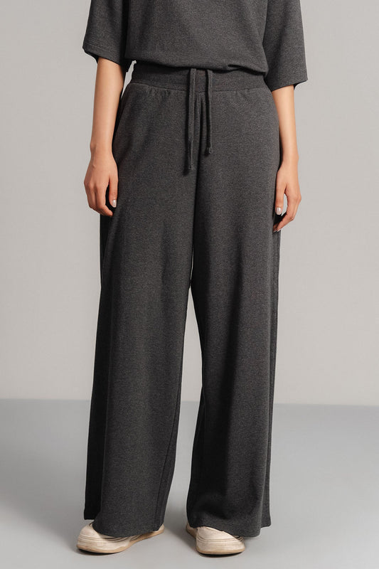 MOVE WIDE TROUSERS-DOUBLE KNIT LIGHT