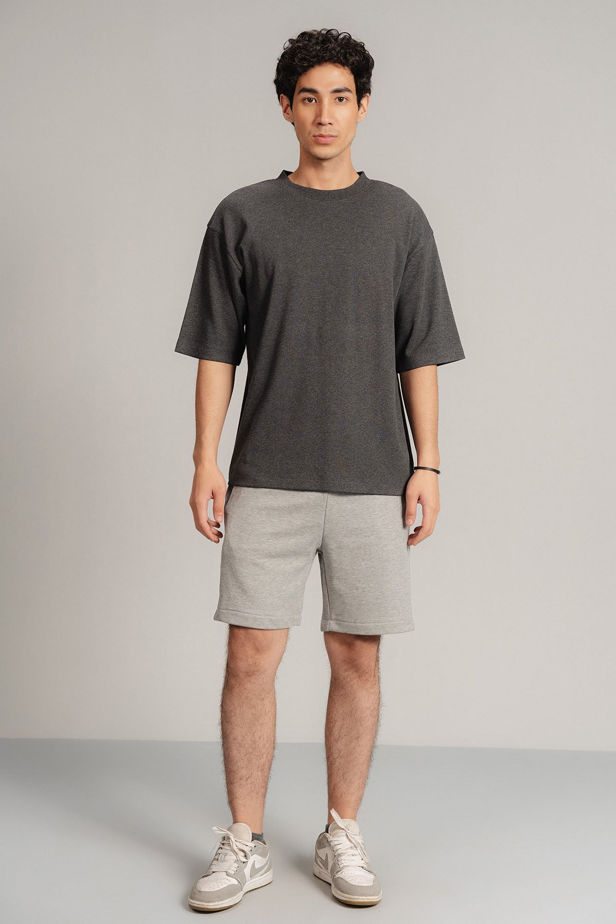 MEN OVERSIZED-DOUBLE KNIT T-SHIRT