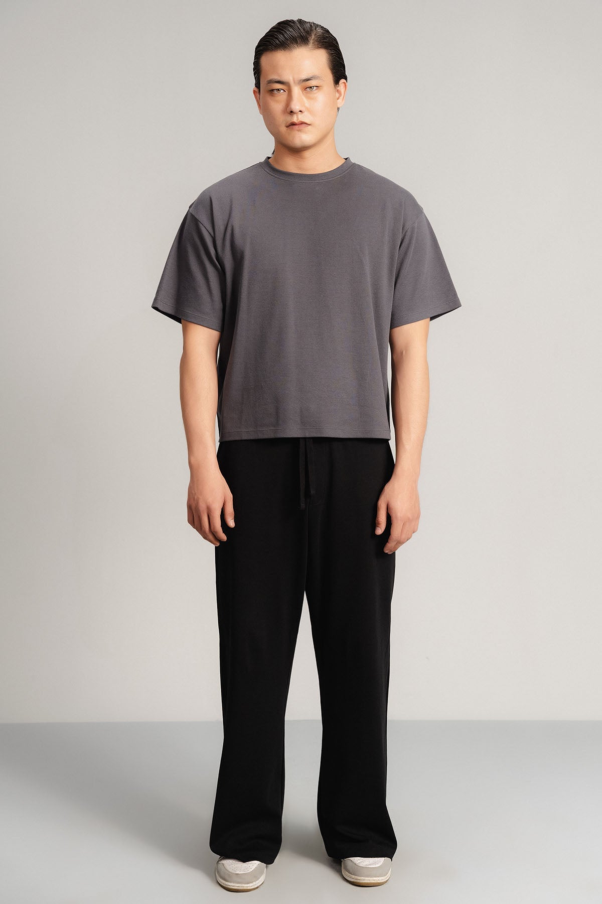 WIDE SWEATPANTS - DOUBLE KNIT MEN LIGHT