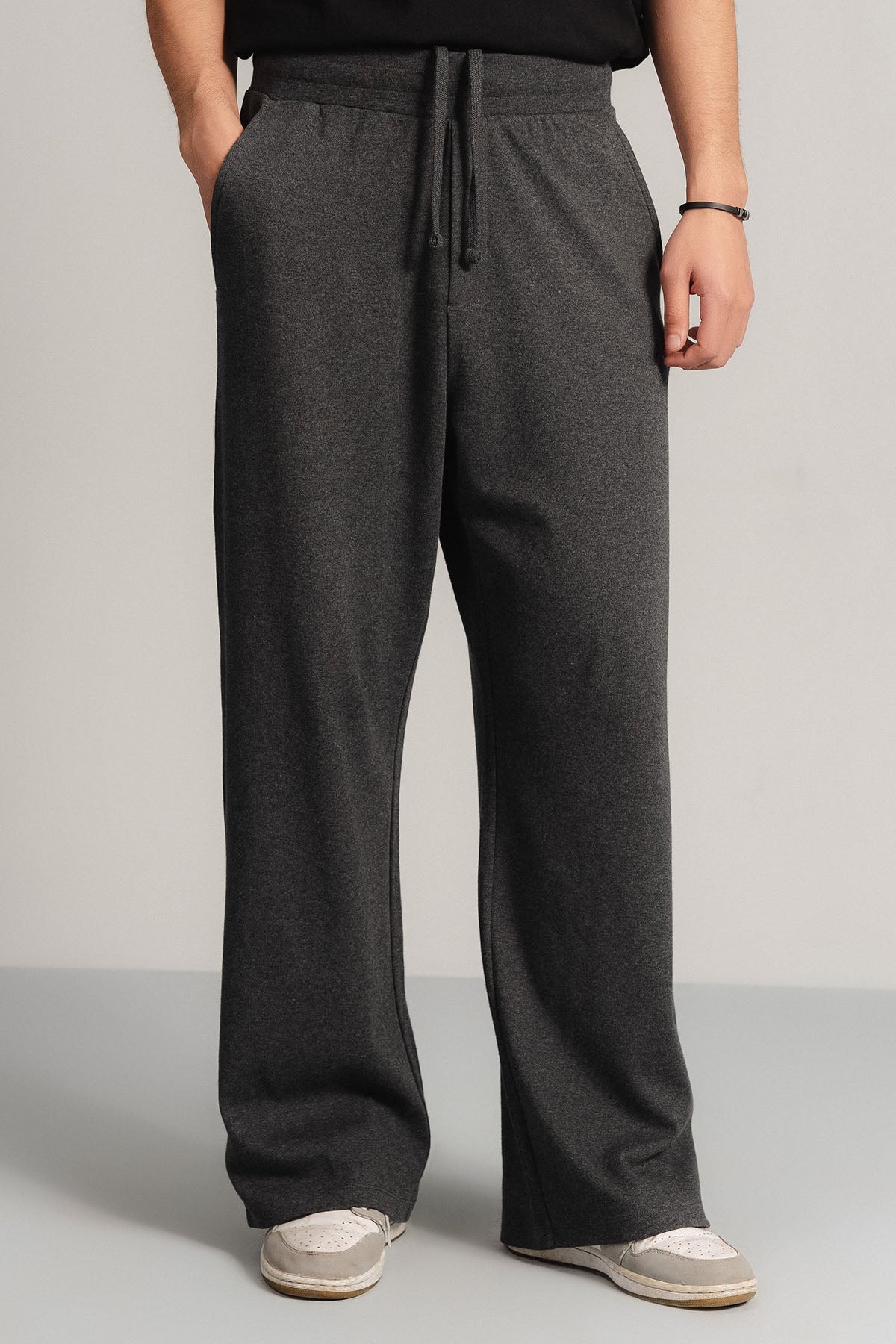 WIDE SWEATPANTS - DOUBLE KNIT MEN LIGHT