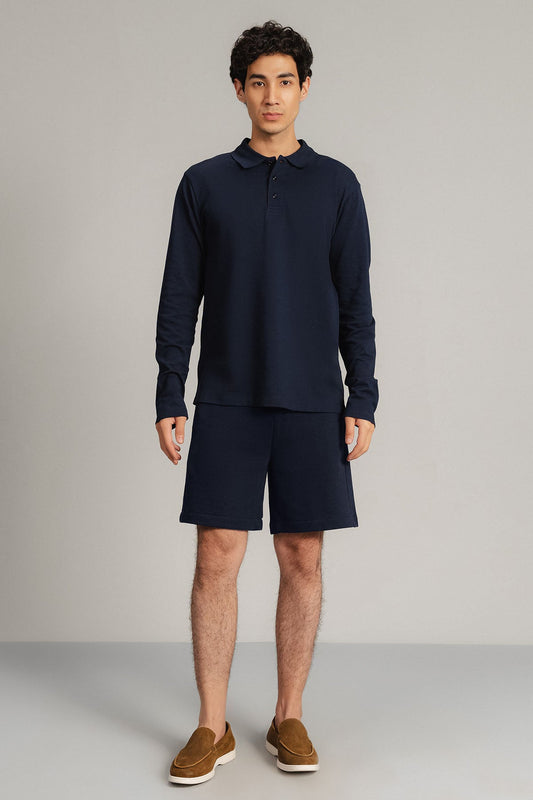 FULL SLEEVE SUPIMA POLO T-SHIRT