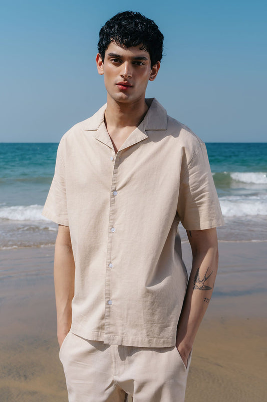 LINEN RESORT SHIRT