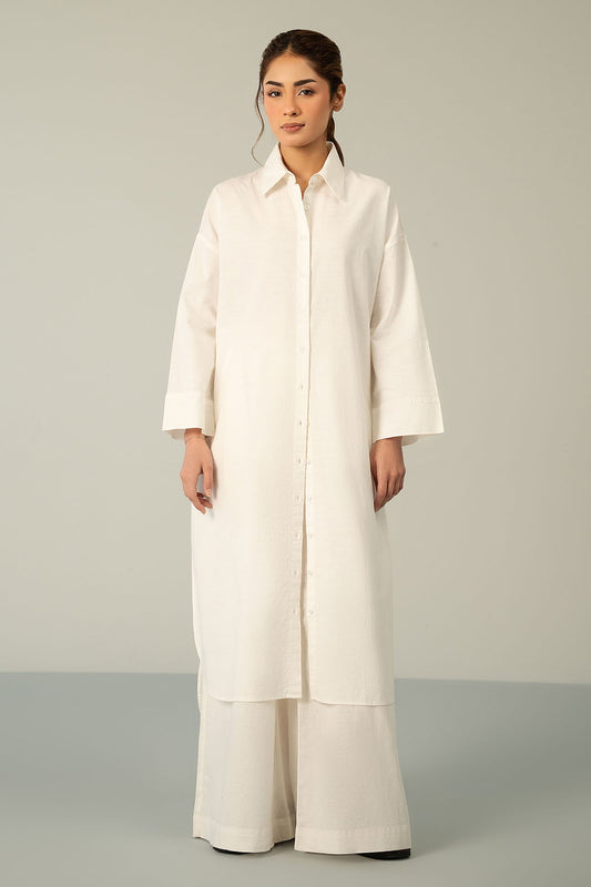LINEN SHIRT DRESS
