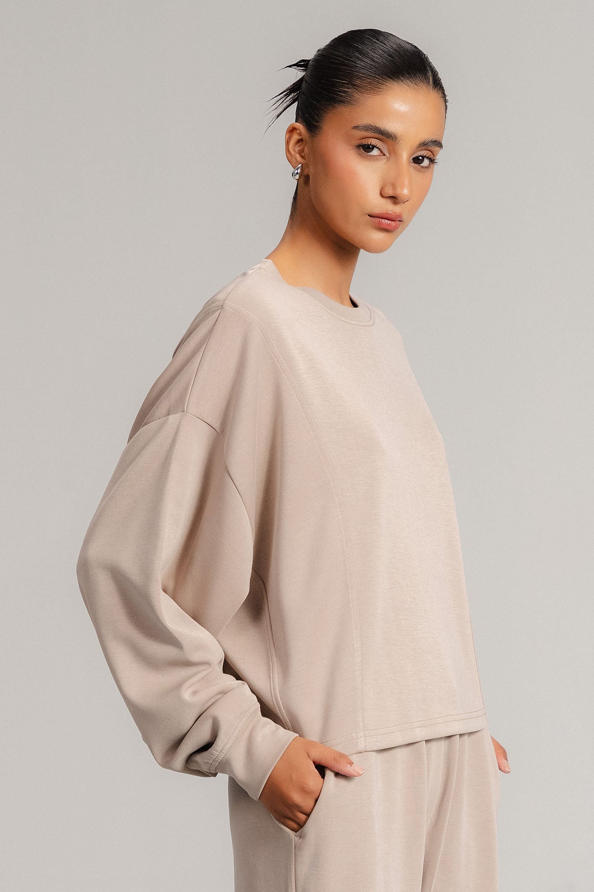CREW NECK SWEATSHIRT CLOUDLUX LIGHT