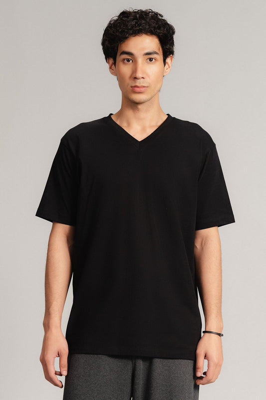 T-SHIRT V-NECK SUPIMA COTTON